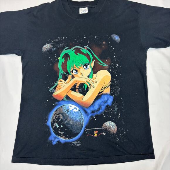 Vintage Urusei Yatsura Lum Invader T Shirt Men's Large Screen Stars - Picture 2 of 11